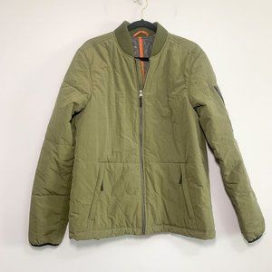 Jack Threads Zip Front Arm Pocket Green Jacket Size M
